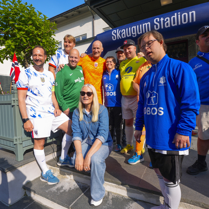 Fotballglede på Skaugum